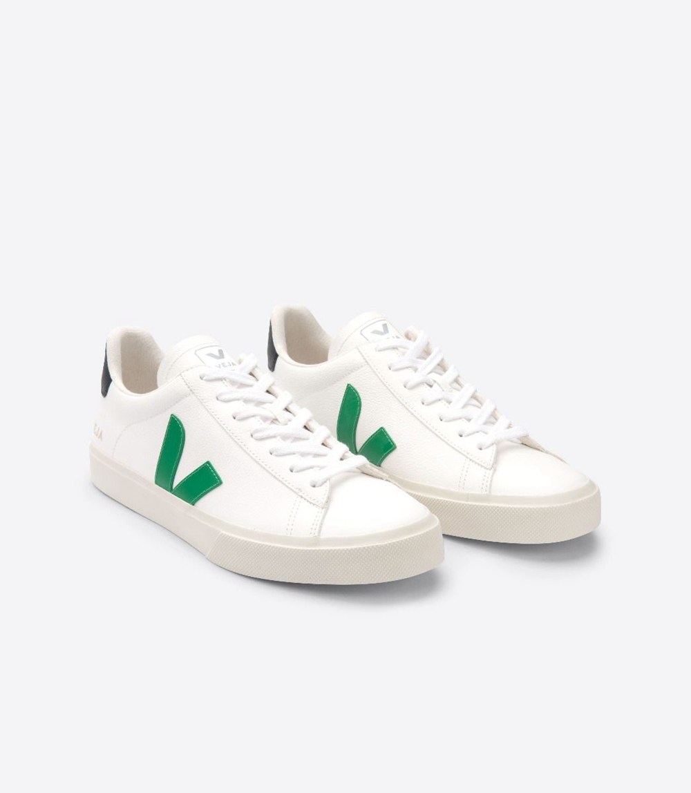 Veja Sneakers Mens - Campo Chromefree Leather - White - 1205DFWVY